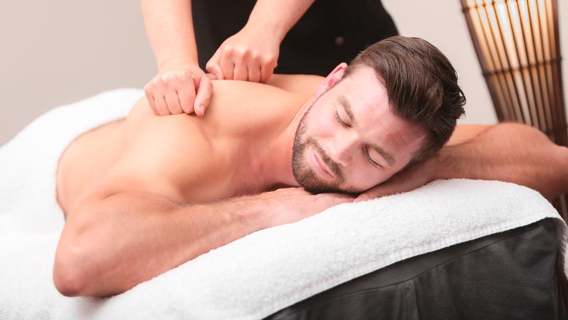 Male chest massage