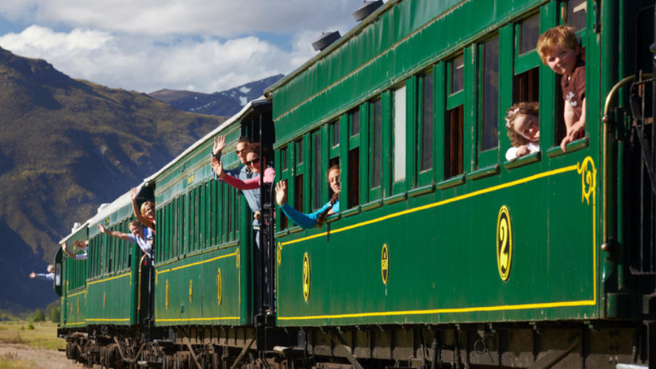 Experience the magic of steam travel on the Kingston Flyer, one of New Zealand's most iconic train journeys.