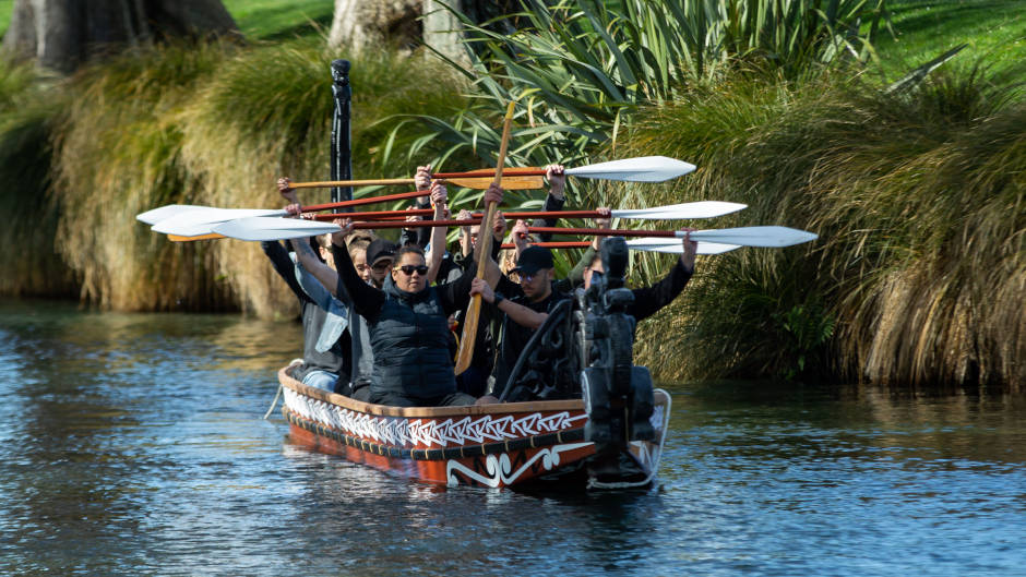 Discover the rich heritage of Ōtākaro Avon River on an unforgettable 45-minute waka cultural paddling experience...