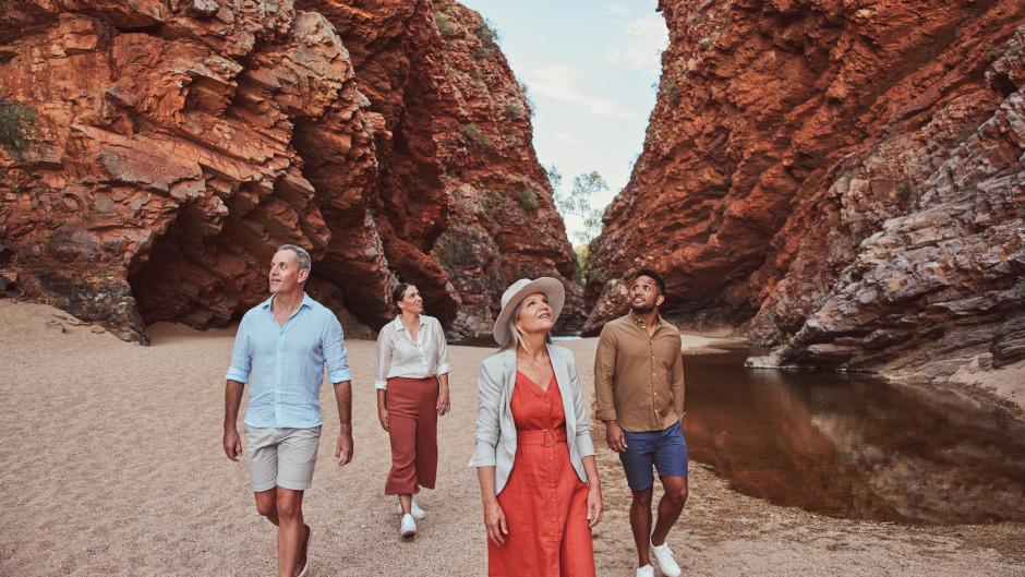 Embark on a captivating adventure with our 1 Day West MacDonnell Ranges tour, a journey into the heart of central Australia's breathtaking landscapes such as Standley Chasm and Ormiston Gorge to name just a few.