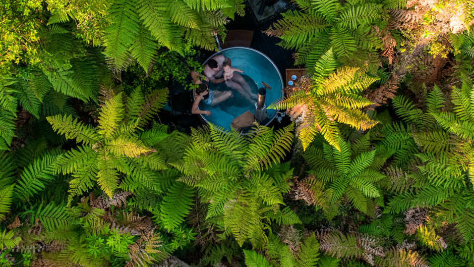 Indulge in a relaxing soak in our private Waiho Hot Tubs...