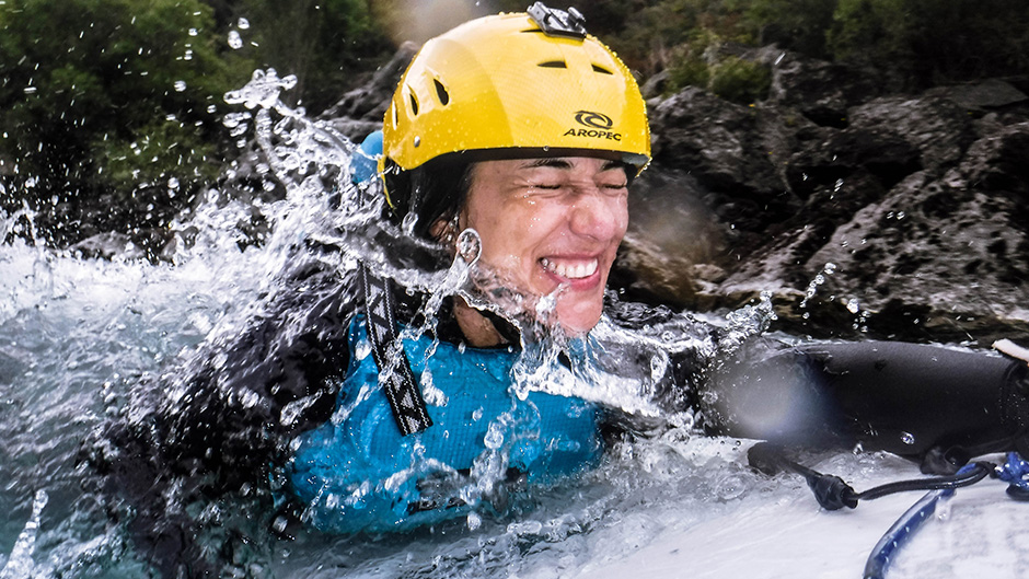 Experience the exhilarating feeling of conquering grade 3 rapids tailored by the world’s best Riverboarding guides