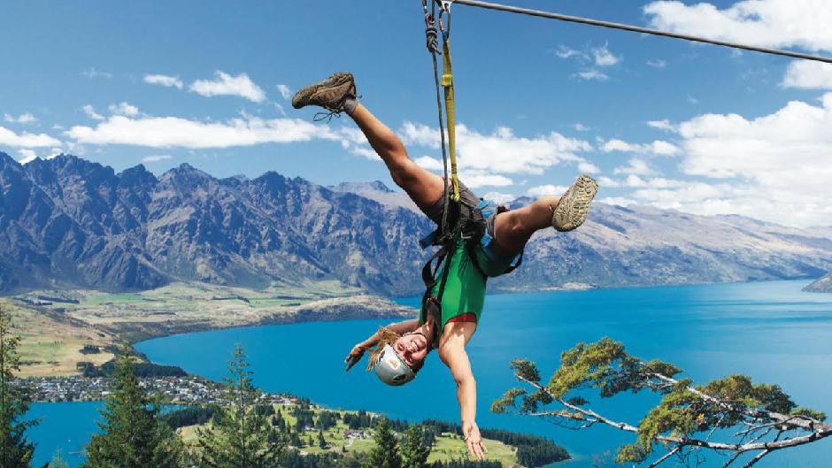 Experience 6 exhilarating ziplines including the world's steepest tree-to-tree zipline!