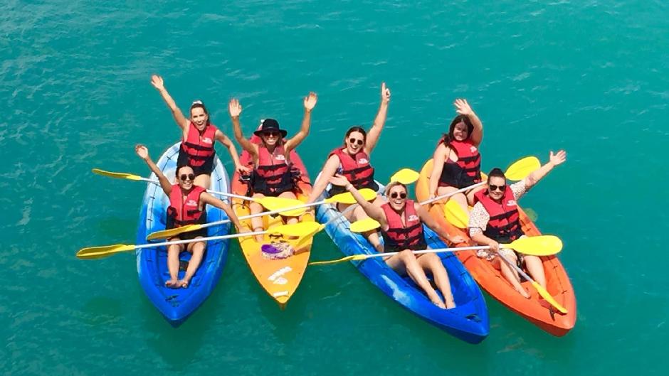 Explore the magnificent coastline of Airlie Beach with this double kayak tour!