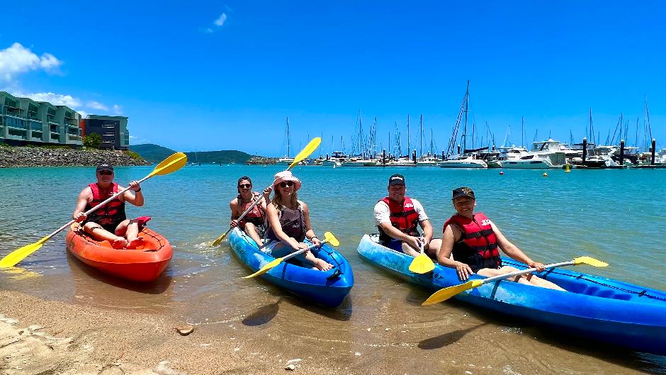 Explore the magnificent coastline of Airlie Beach with this double kayak tour!