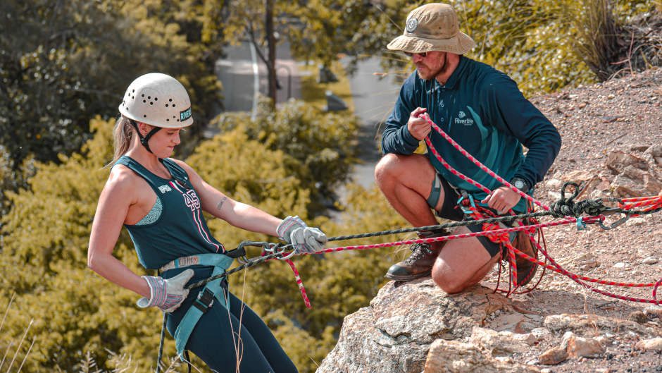 Feel the rush as you abseil down Brisbane's iconic natural landmark.