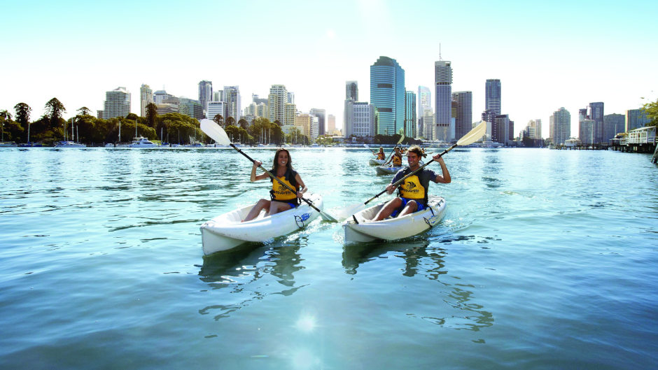 Kayak down the Brisbane River to see the wonders of Brisbane from a new perspective.