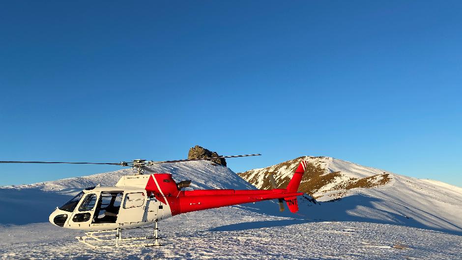 Join Glacier Southern Lakes Helicopters on this fantastic scenic helicopter flight landing in the snow on one of Queenstown's awe inspiring peaks