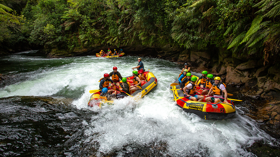 Join the Original Kaituna Rafting Company for an unbeatable Grade 5 white-water experience on one of New Zealand's most exciting and beautiful rivers!