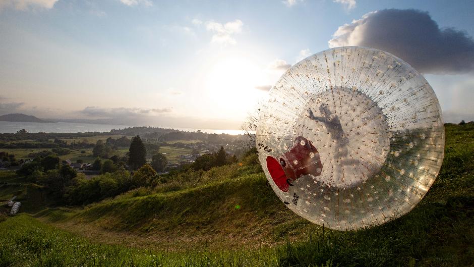 Get ready for the rush of the wet and wild ZORB! 
