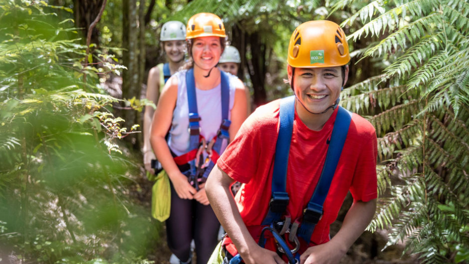 Immerse yourself in nature and take on the challenge of an EcoZip Experience on the beautiful island of Waiheke. 