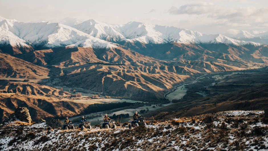 There’s no better way to explore the high country haven that is the Cardrona Valley than on a quad bike. With the varied terrain, magnificent panoramic views and sheer thrill of quad biking, this an adventure you will never forget!