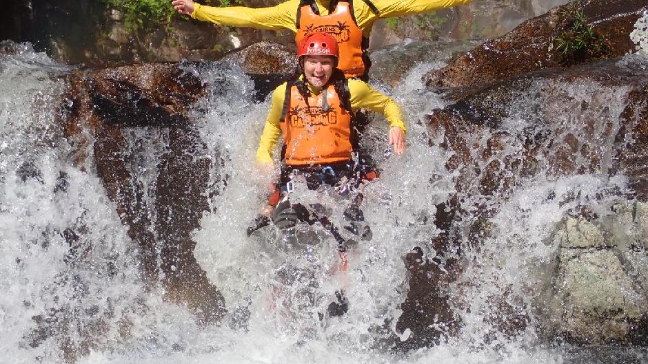 Located in the lush green World Heritage Wet Tropics Rainforest, you’ll be treated to abseils, rock jumps, rockslides & more at either Crystals or Behana.