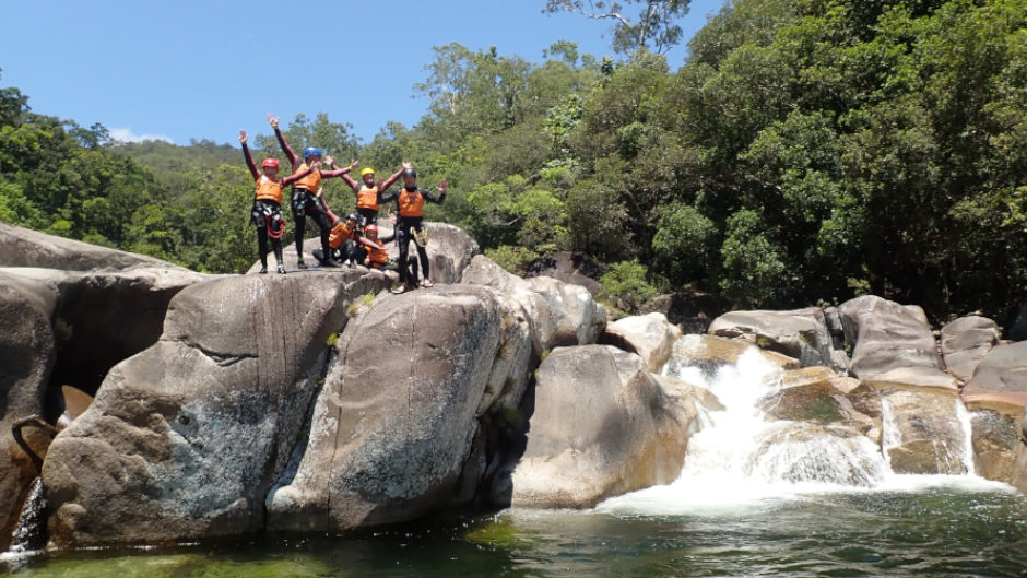 Located in the lush green World Heritage Wet Tropics Rainforest, you’ll be treated to abseils, rock jumps, rockslides & more at either Crystals or Behana.