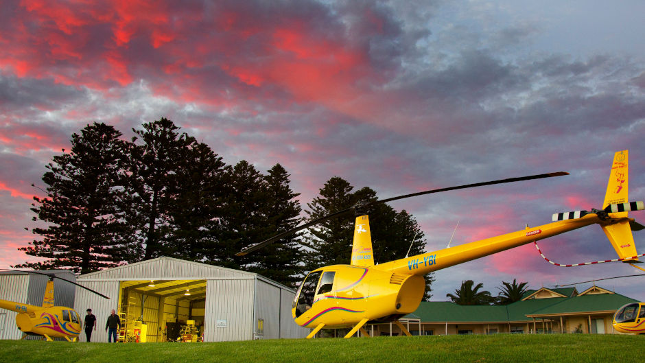 Fall in love with Australia's most loved wine region on our 10-minute helicopter tour of Southern Barossa Valley!