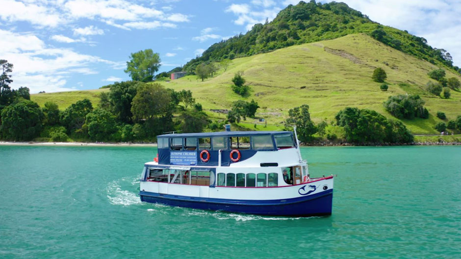 Step aboard the iconic KEWPIE for an incredible scenic cruise over the beautiful waters of Tauranga Harbour. 