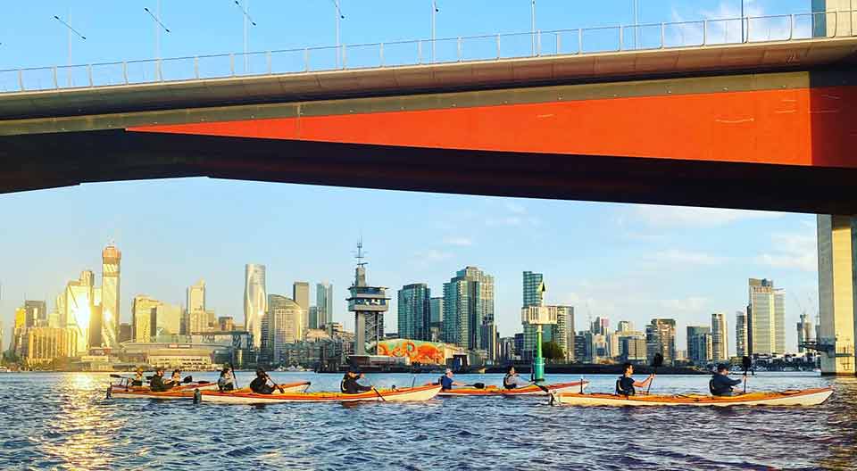 Kayaking is the perfect way to take in the sights and scenery of Melbourne City and the Yarra River, all from a unique water-level perspective