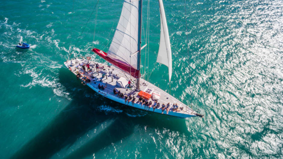 Join the crew on Matador Whitsundays for a truly unique sailing experience on-board an ex-race boat legend. Matador has been freshly refurbished for its' 2 day 1 night tour. Visit Whitehaven Beach, Hill Inlet and all the highlights of the Whitsundays!