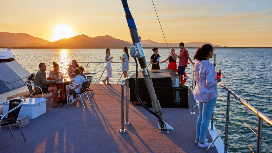 Join Spirit of Cairn for an unforgettable evening of calm water cruising and dining over the beautiful Trinity Inlet
