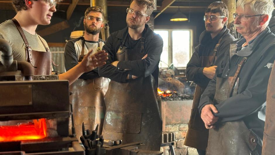 Try your hand at the art of blacksmithing In the beautiful central North Island.