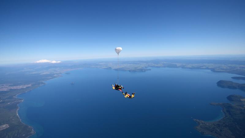Skydive above Lake Taupo with TTS - we're NZ's #1 Rated Skydive on Tripadvisor! 
