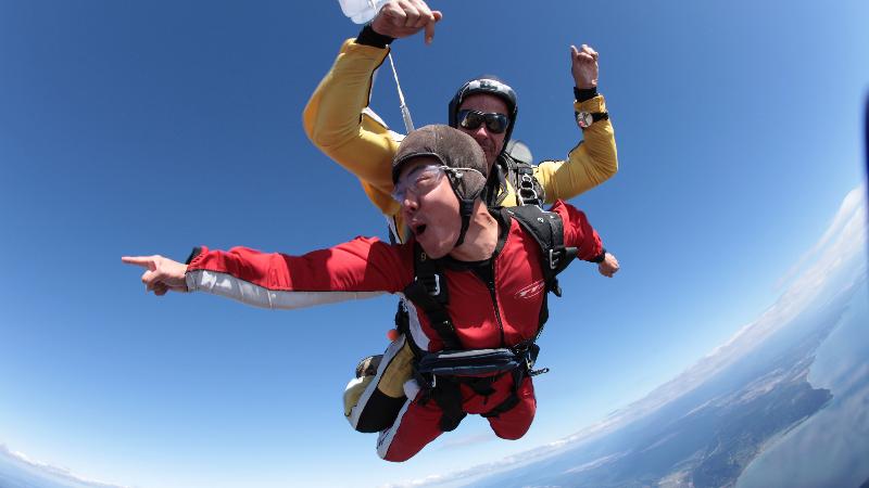 Skydive above stunning Lake Taupo with New Zealand's top rated skydive! 