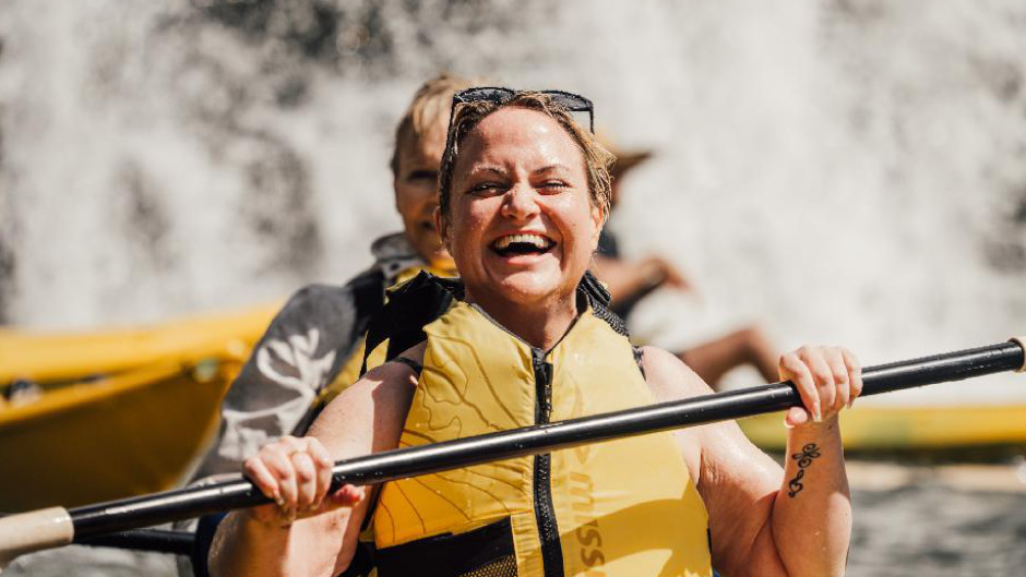 Our riverboat takes you to the calmest of waters where it is easiest to learn -  kayak through mangrove forests or paddleboard face to face with an amazing waterfall!