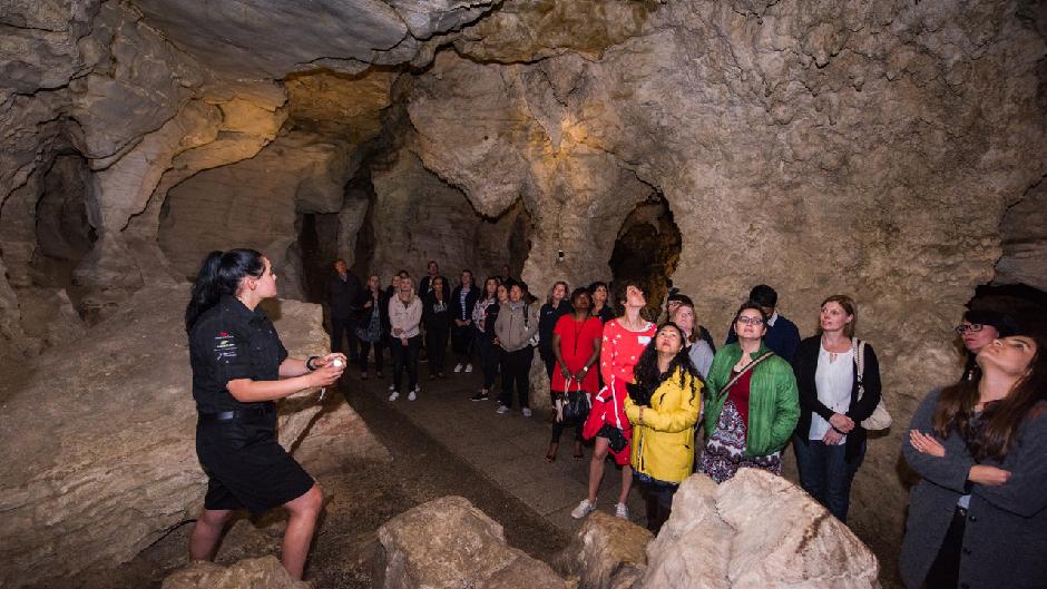 Visit two of the North Islands most popular attractions in one day - Waitomo Glowworm Caves and Te Puia Geothermal Park and Maori Village in Rotorua. 