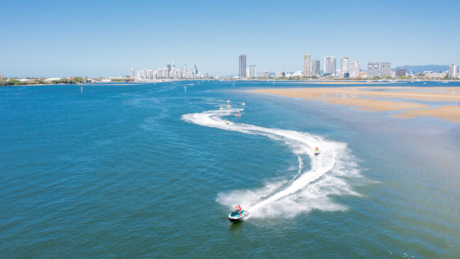 The best activity on the Gold Coast, from sightseeing to a total adrenaline rush here at Jet Ski Safaris, we have it all. Jet Ski Safaris is the original and the best! Do not accept imitations! (15km round trip)