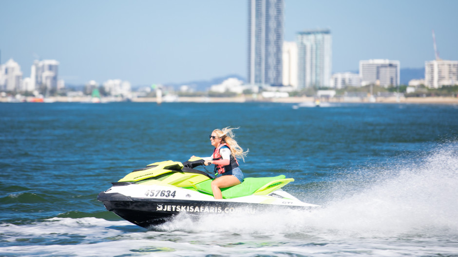 The best activity on the Gold Coast, from sightseeing to a total adrenaline rush here at Jet Ski Safaris, we have it all. Jet Ski Safaris is the original and the best! Do not accept imitations! (15km round trip)