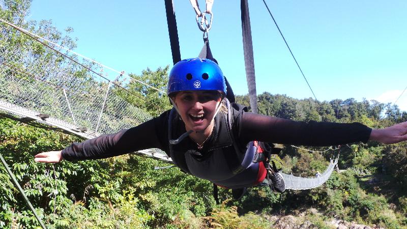 The adrenaline seeker will love the ‘Supaman’ ride, which involves launching into the air for a harnessed flight, without the security of a seat. Fly across the largest Swingbridge in New Zealand enjoy the thrill and the scenery to which this amazing ride has to offer