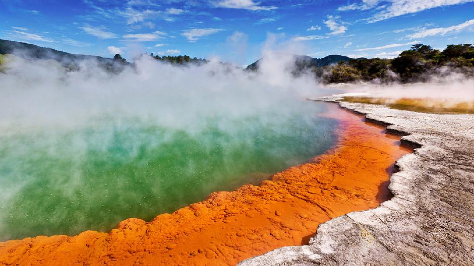 Experience the world-famous geothermal wonderland of Wai-O-Tapu on this fully guided tour. One of the most surreal places on earth, there is no better way to see the true beauty and power of nature. 
