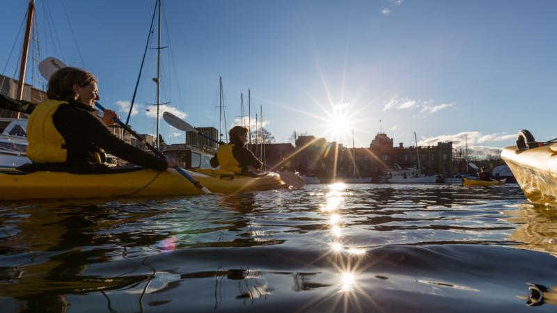 There’s no better way to explore Hobart’s picturesque habourside than by Kayak!
