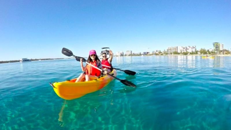  Marvel at Wave Break Island's underwater wonders on this two and a half hour kayak and snorkel tour.