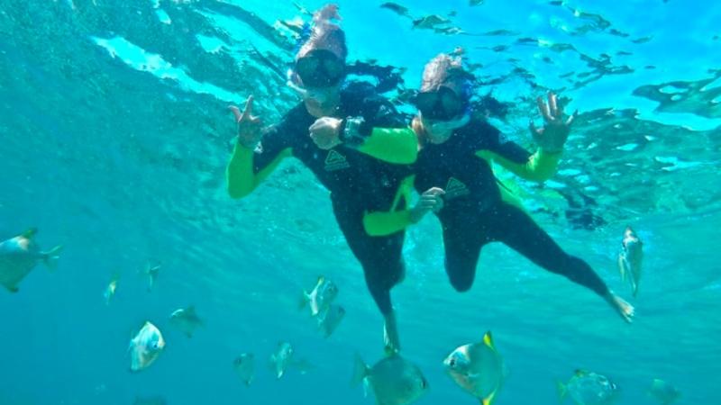  Marvel at Wave Break Island's underwater wonders on this two and a half hour kayak and snorkel tour.