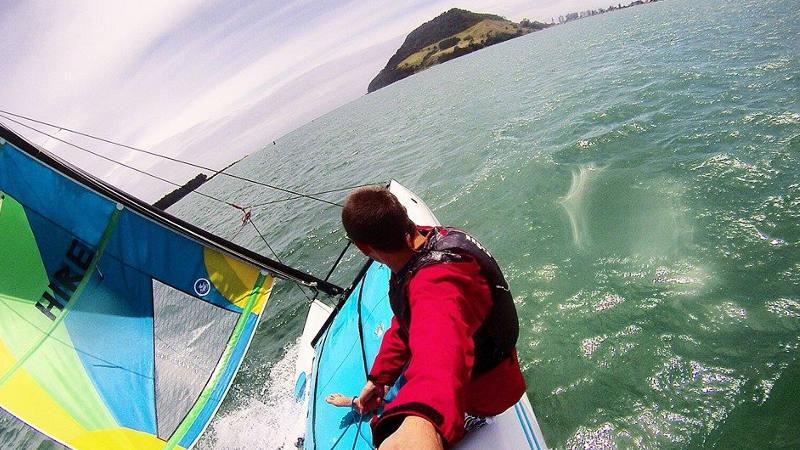 Round up your mates and explore the beautiful waters of Mount Maunganui this summer as you jump on-board a gutsy Hobie T2 catamaran with your own experienced sailor...