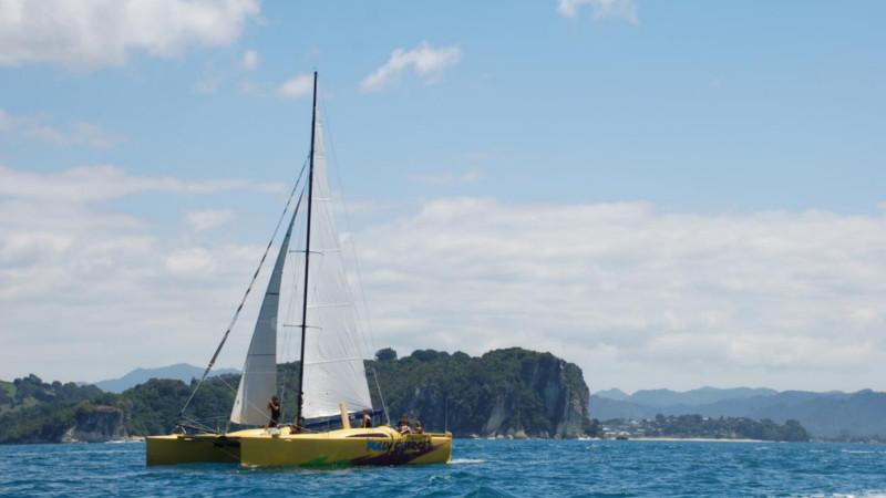 Start the day perfectly with a relaxing sail around the Coromandel's stunning coastline and the iconic Cathedral Cove plus discover abundant sea life... 