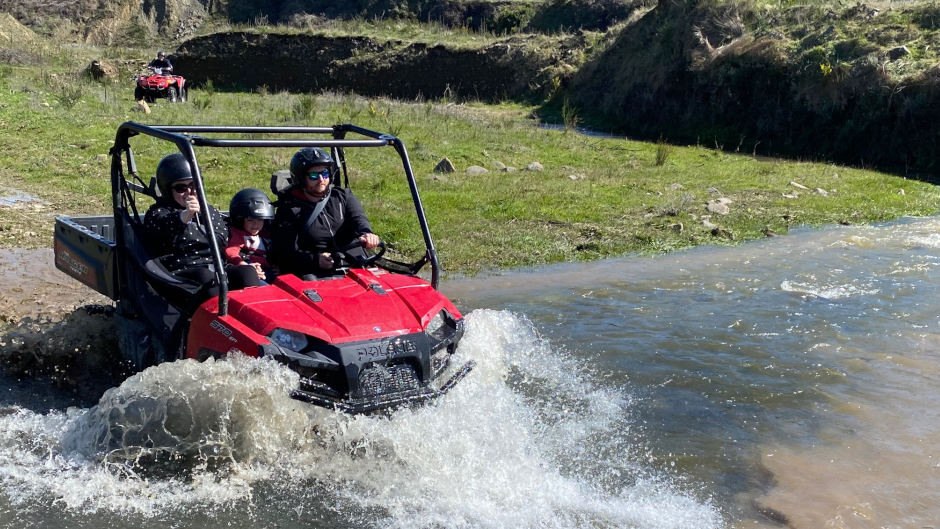 Go off the beaten track and experience a thrilling Quad Biking/Buggy adventure on a quintessential kiwi working farm... 