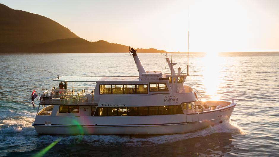Premium small group tour, boutique Milford Sound cruise on the top rated cruise operator Cruise Milford and picnic lunch from Queenstown. There is no better way to see this amazing attraction!   