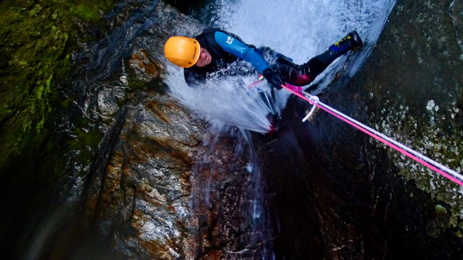 A Full Day Canyoning Adventure - explore natures playground in the heart of the Mt Aspiring National Park - a UNESCO world heritage area!
