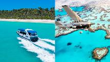 Sea and Sky Package - Heart Reef Scenic Flight and Whitehaven Beach Snorkel Day Tour
