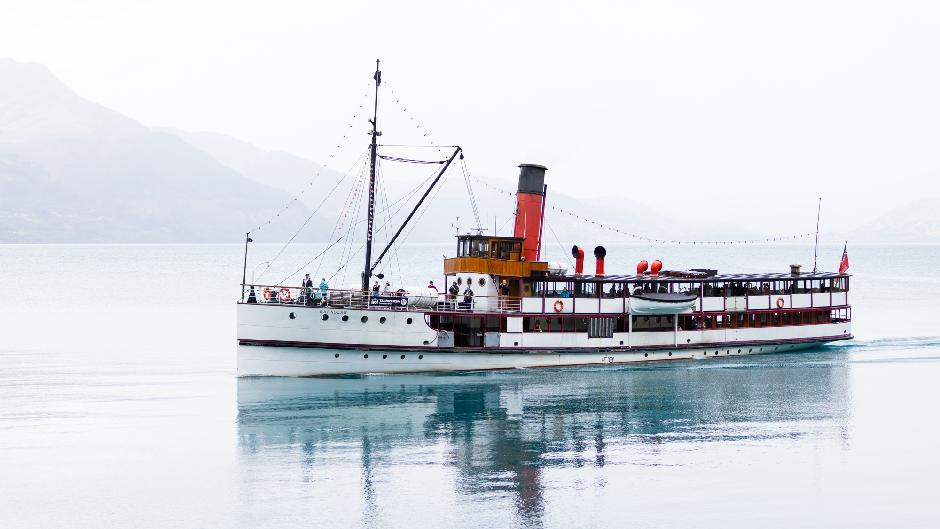 Enjoy a relaxing scenic cruise aboard the TSS Earnslaw steamship across Lake Whakatipu. Experience the spectacular horse trek through Queenstown’s stunning scenery at Walter Peak High Country Farm.