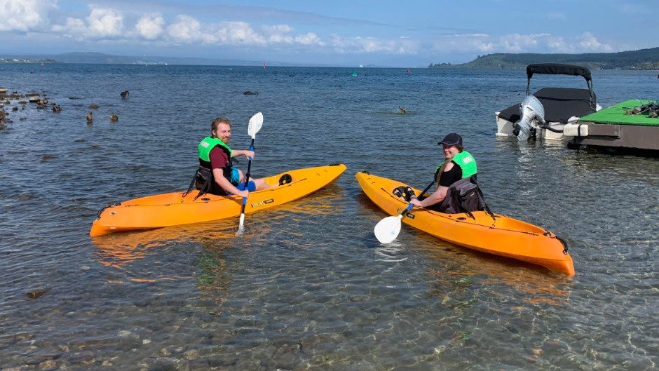 Kayak Hire with option to Kayak to Maori Rock Carvings