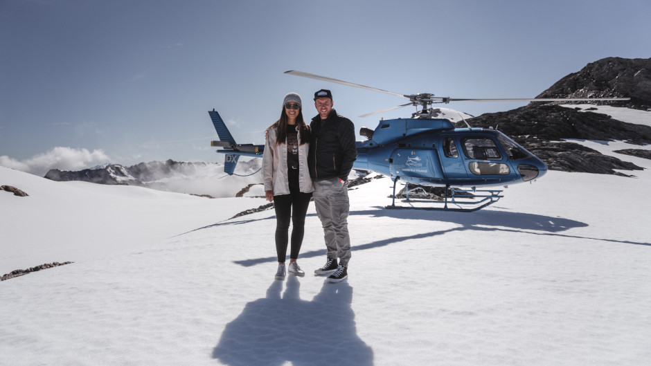 Experience the magnificent glacial landscape of Franz Josef and the Southern Alps on our scenic helicopter flight!