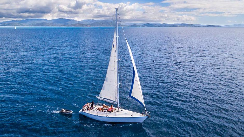 Join the crew from Mandrake as we take you on a fun Beach Day Out - sailing from Airlie Beach to a secluded beach in Dryander National Park! This is the ideal day trip to relax.