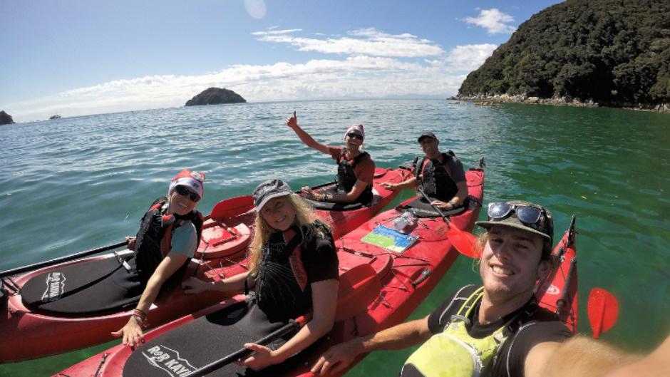 Join R&R Kayaks for a family-friendly guided kayaking tour in Abel Tasman!