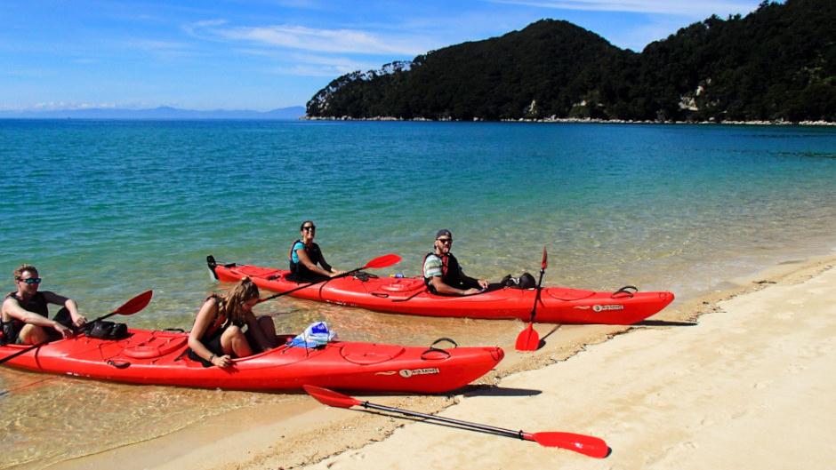 Join R&R Kayaks for a family-friendly guided kayaking tour in Abel Tasman!