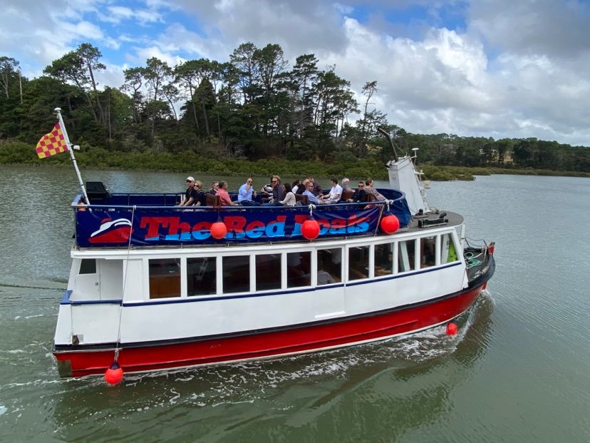 Join The Red Boats for a relaxing cruise through Auckland's upper Waitemata Harbour to the award winning Historic Riverhead Tavern!