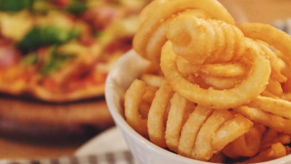Get a delicious pizza with curly fries and a drink valued up to $32 - for ONLY $19!!!
