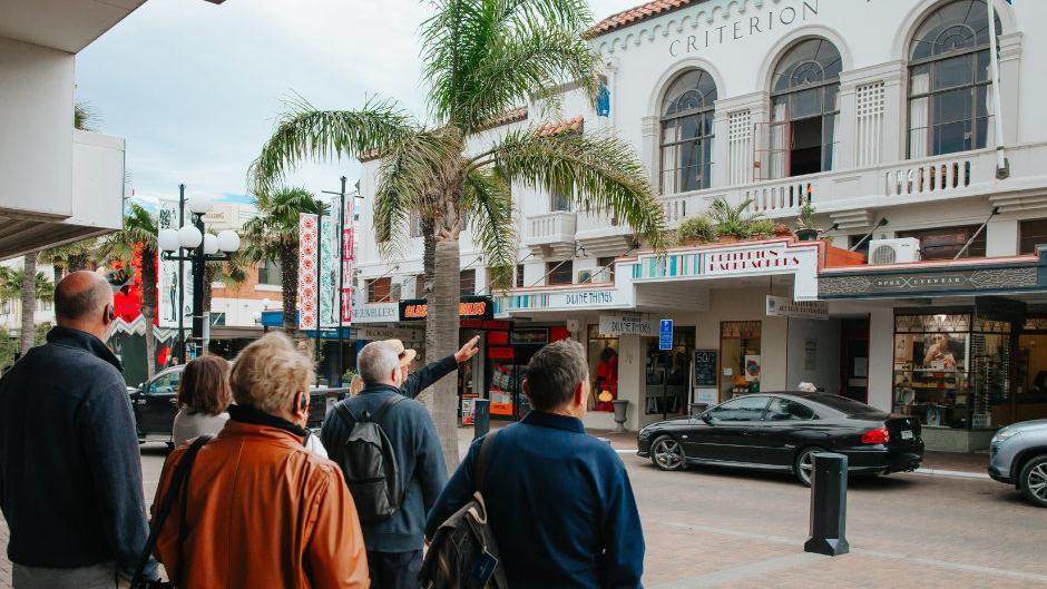 Discover the dramatic history of Napier and how it became known as the "Art Deco City" on a guided walking tour.